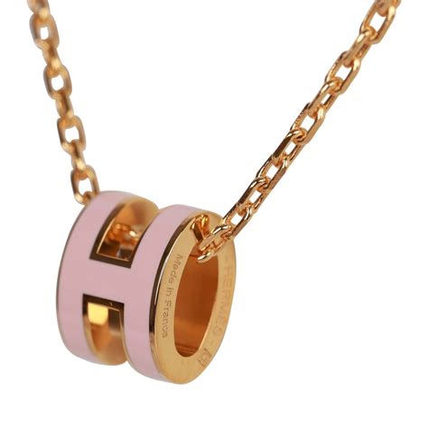 hermes pop ash h necklace|hermes h necklace on sale.